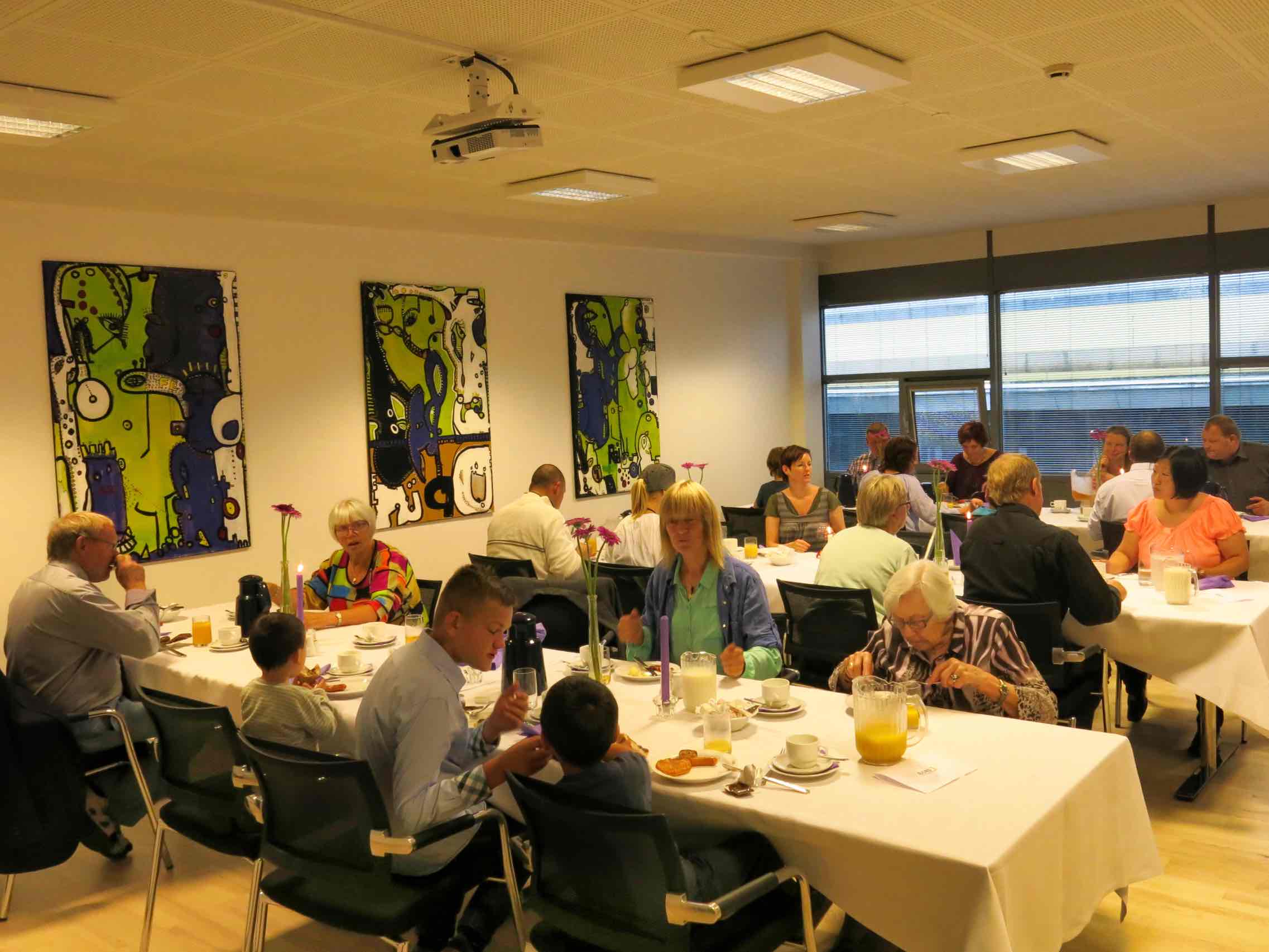 Bagefter var der inviteret til brunch